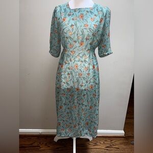 Daily YANA Summer MIDI Dress Floral Pattern